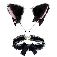 Amazon.co.jp: ZUNNY HJERBOF 猫耳 白猫2点セット もふもふ耳
